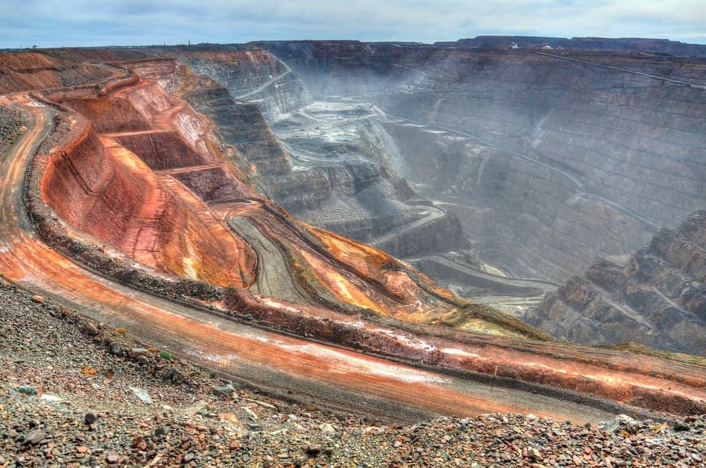 Gold ore processing operation